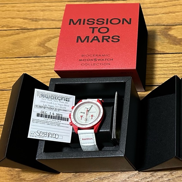 Brand New in Box - Swatch x Omega - MoonSwatch Mission to Mars - Picture 1 of 4